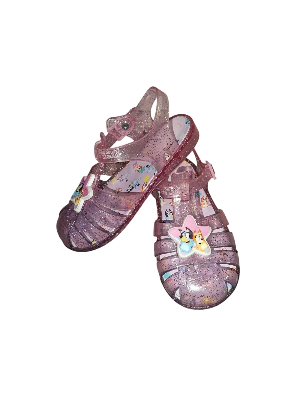 Bluey Toddler Girls Ombre Jelly Fisherman Sandals Size 8c